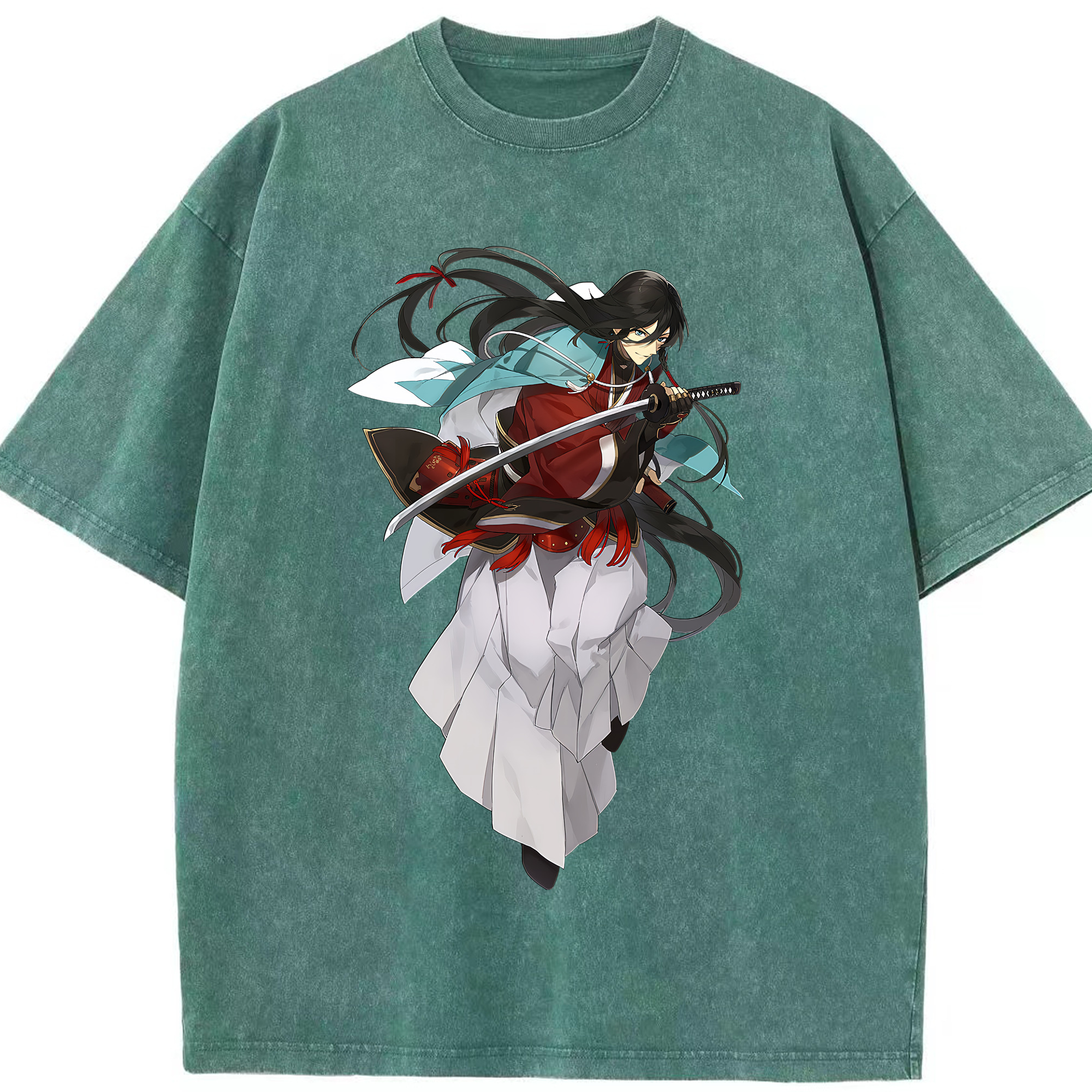 （画像用） 刀剣乱舞 Touken Ranbu 綿100% ヴィンテージ風 半袖Tシャツ（フロントプリント）